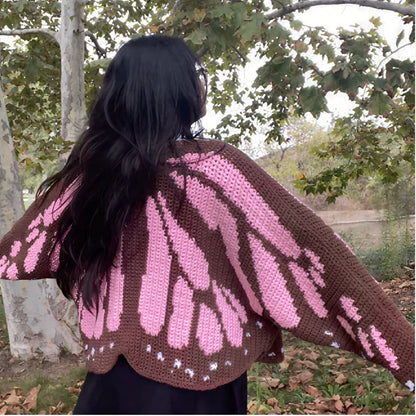 Butterfly Crochet Cardigan