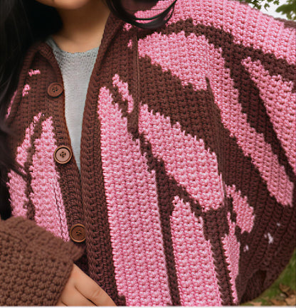 Butterfly Crochet Cardigan