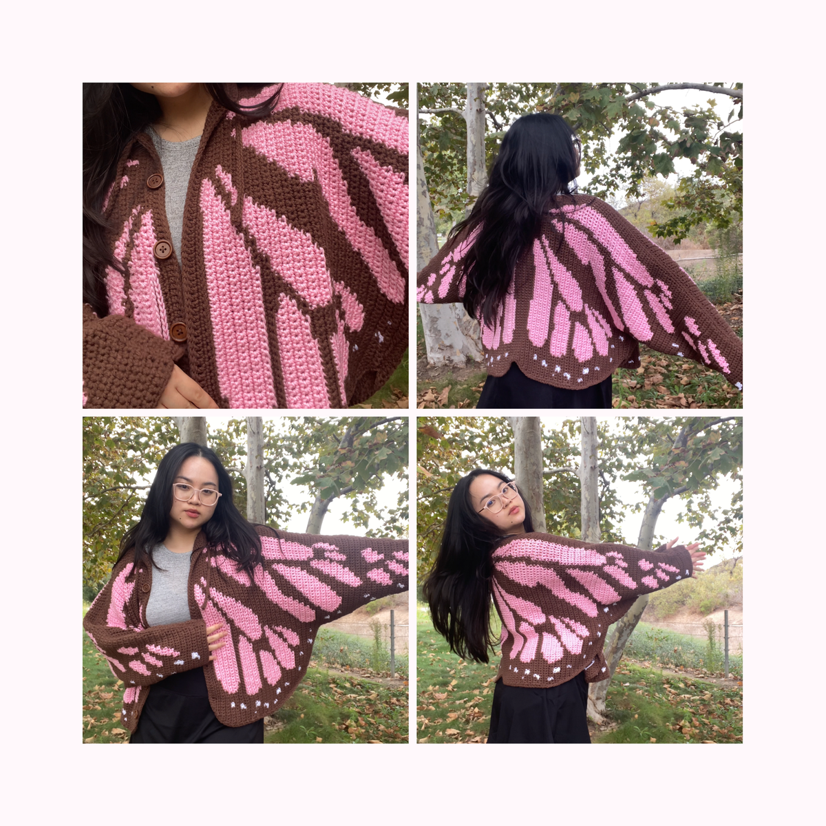 Butterfly Crochet Cardigan